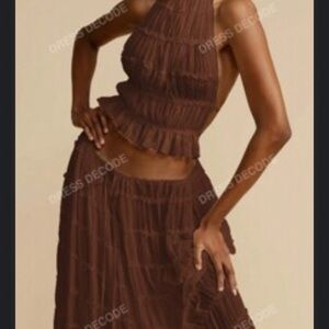 Brown 2 Piece Set